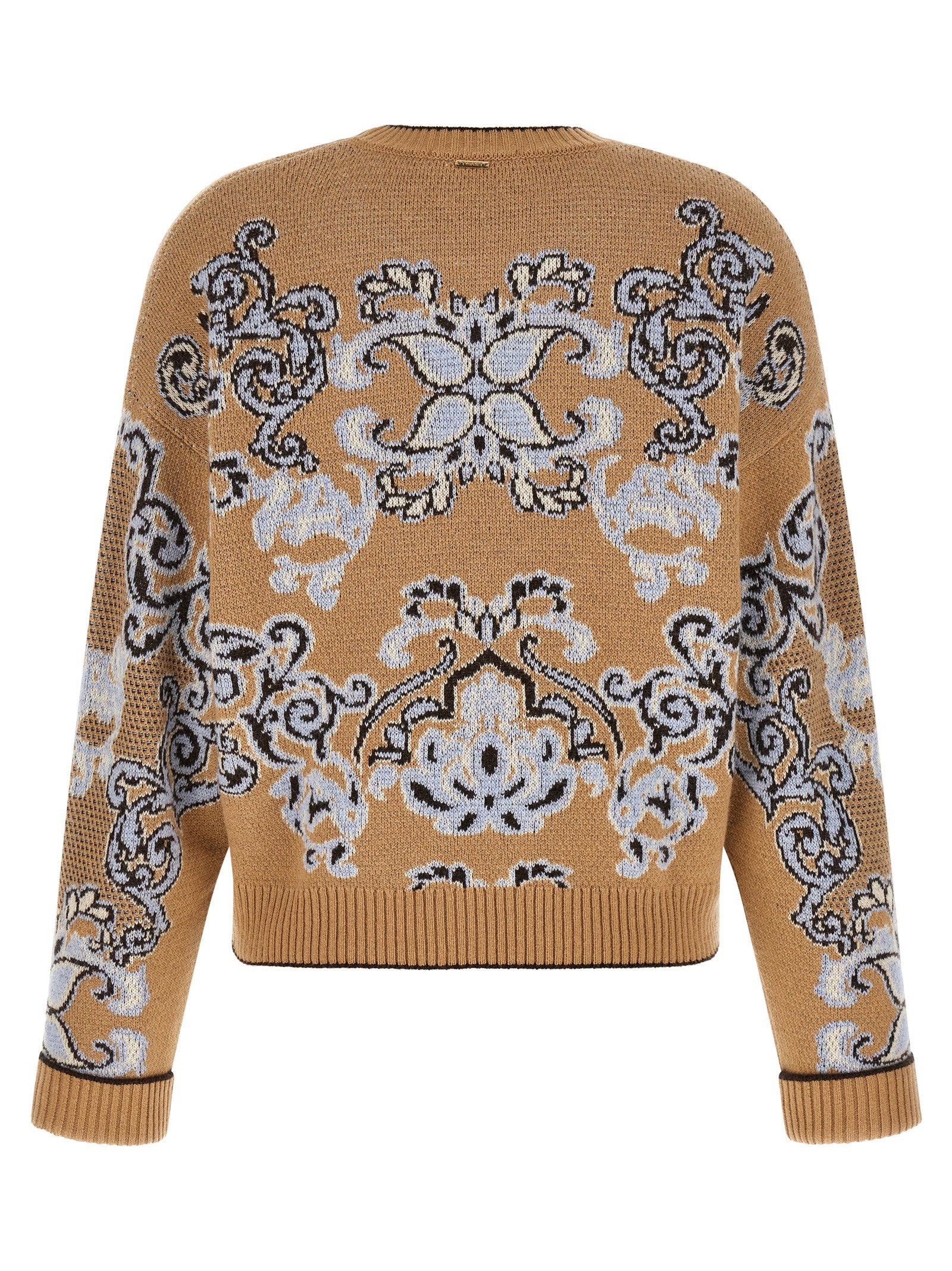 Twin Set Jacquard Wool Blend Sweater - view 2