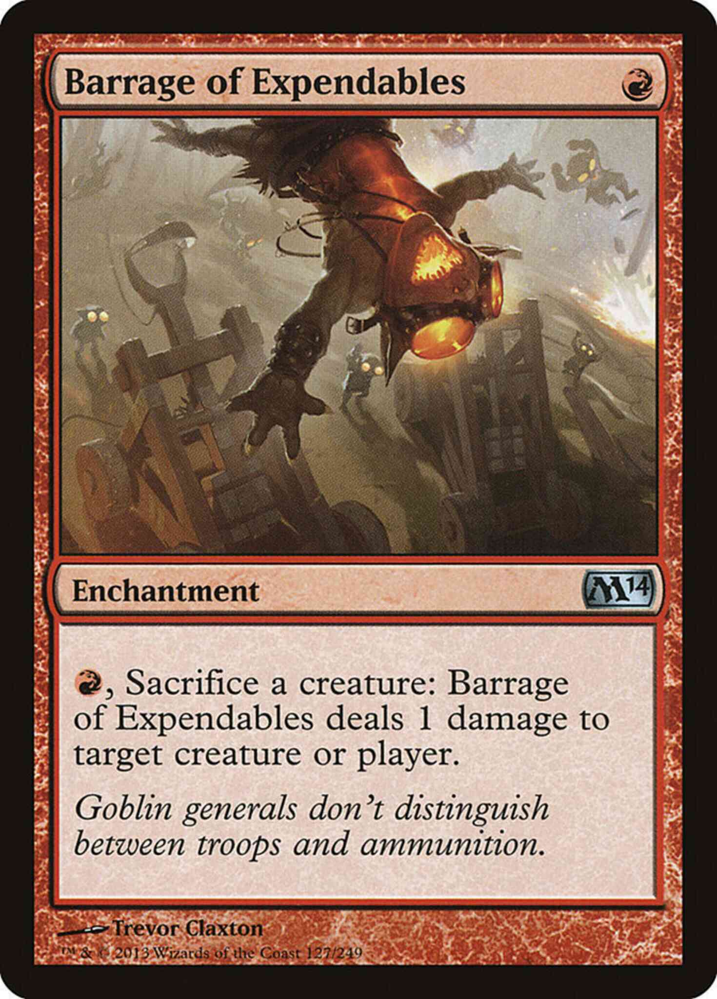 Expendables 127 magic – Barrage of Expendables [127] [Magic 2014] [Non-Foil]