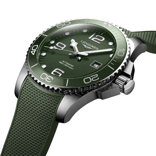 Longines Hydroconquest Green Matt Dial Men 43mm - view 2
