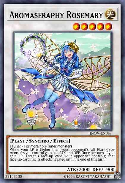 Yu-Gi-Oh! Aromaseraphy Rosemary - INOV-EN047 - Rare - Unlimited