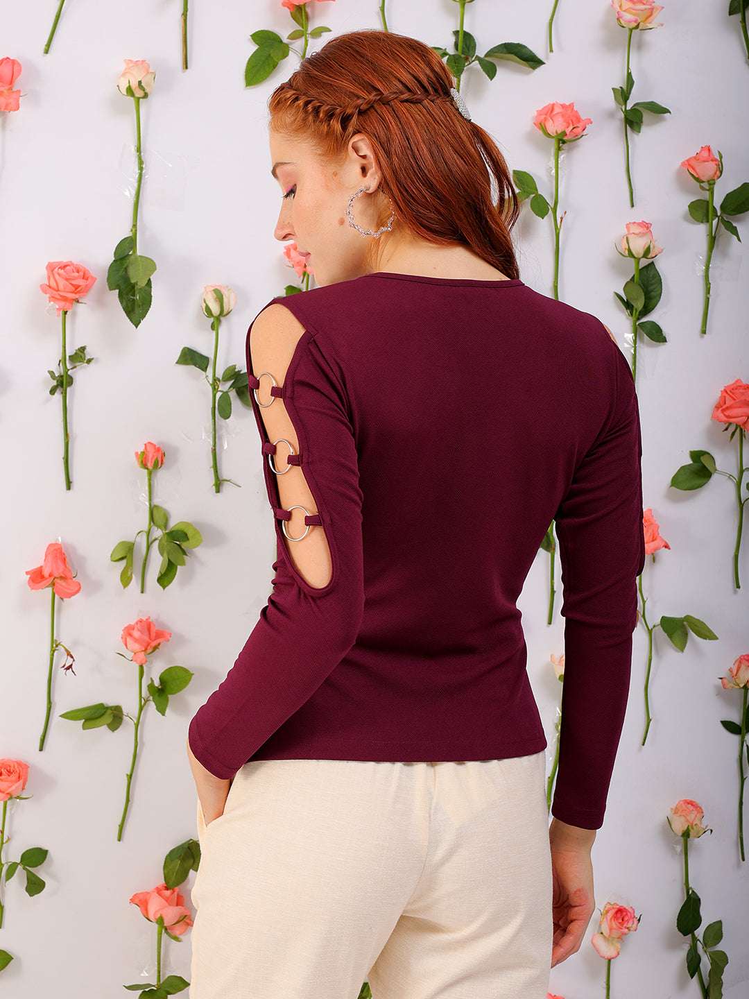 Freehand by The Indian Garage Co Women Solid Top - view 3