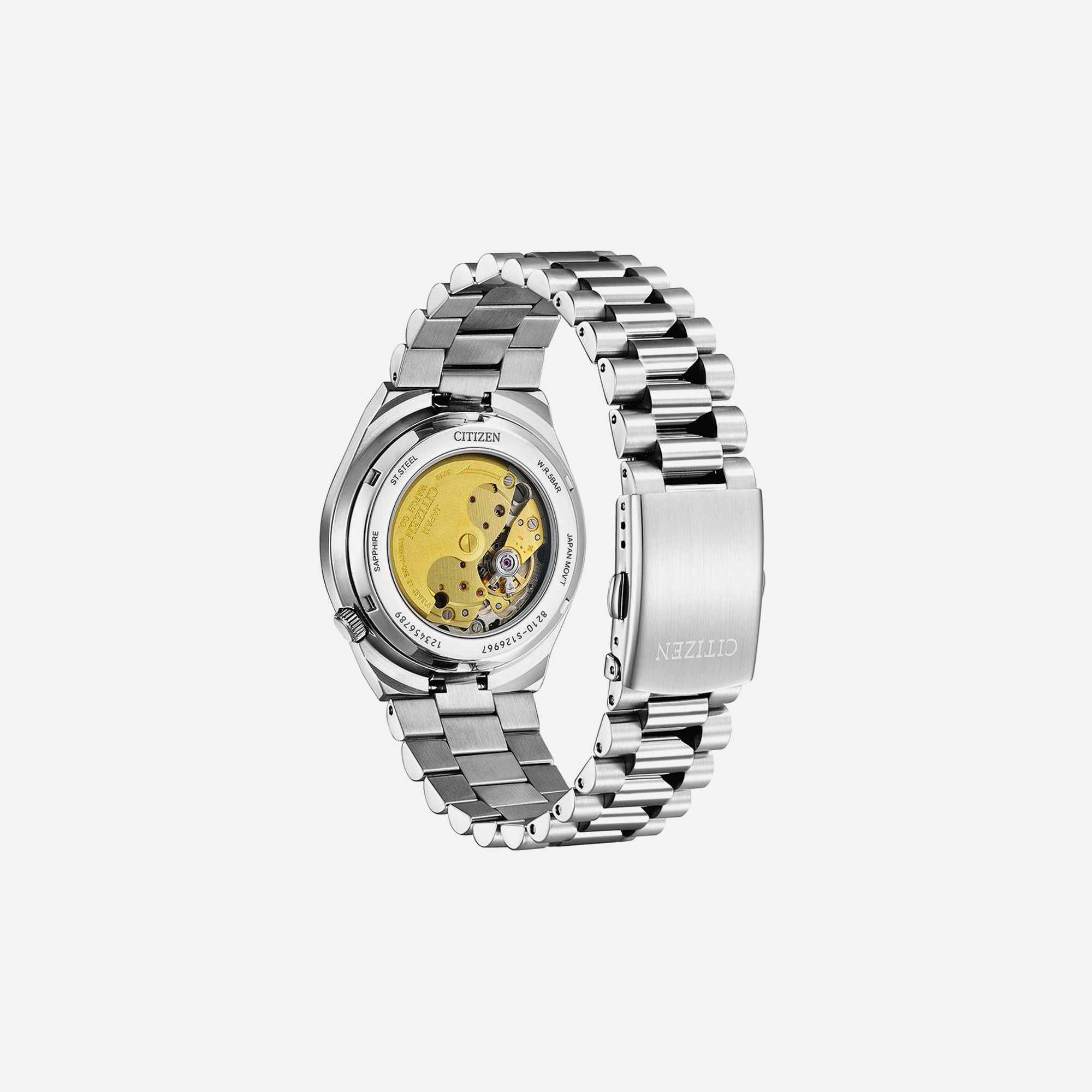 Citizen Automatic Gents Watch Red Dial – Multi - view 2