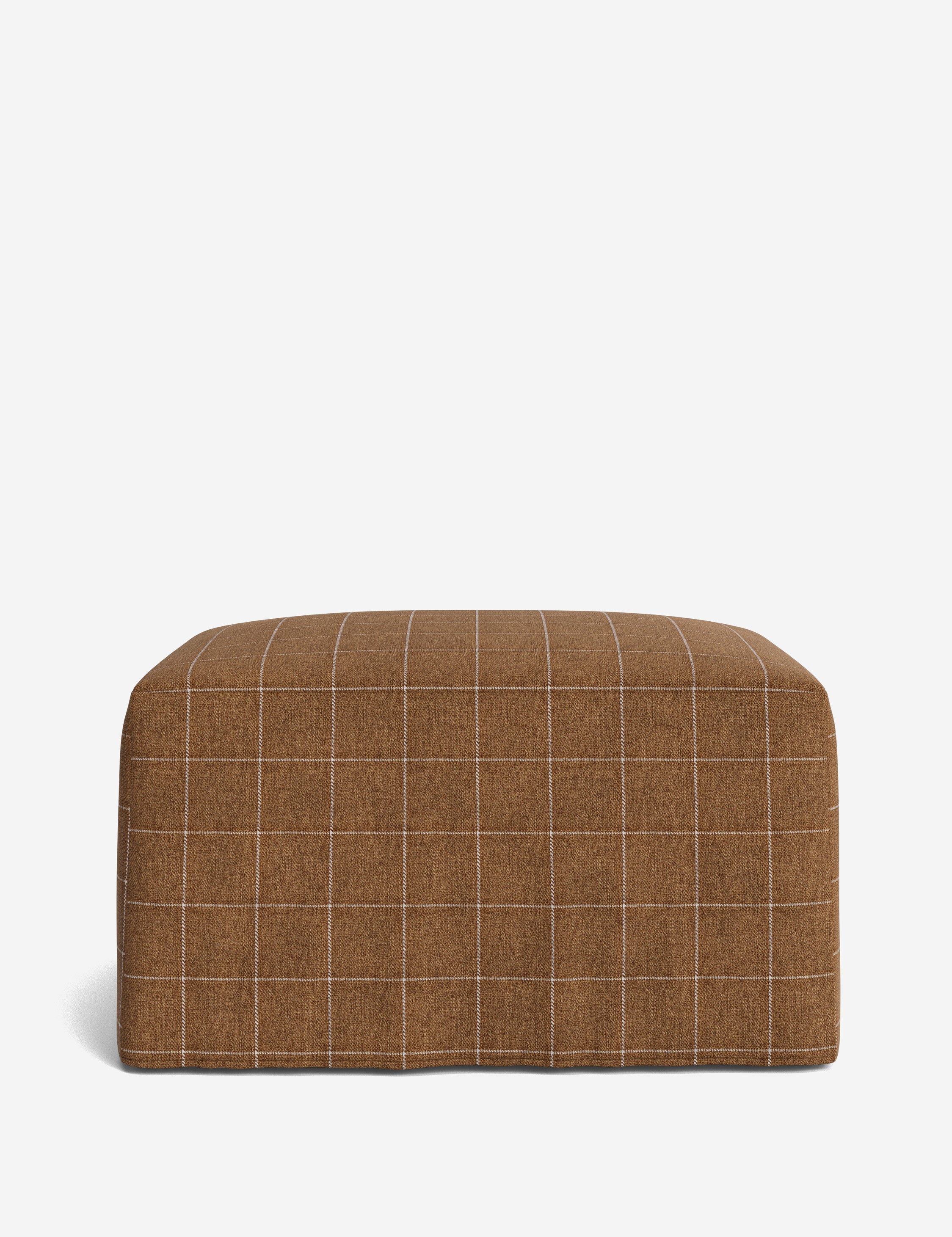 Lulu and Georgia Portola Slipcover Ottoman - view 88