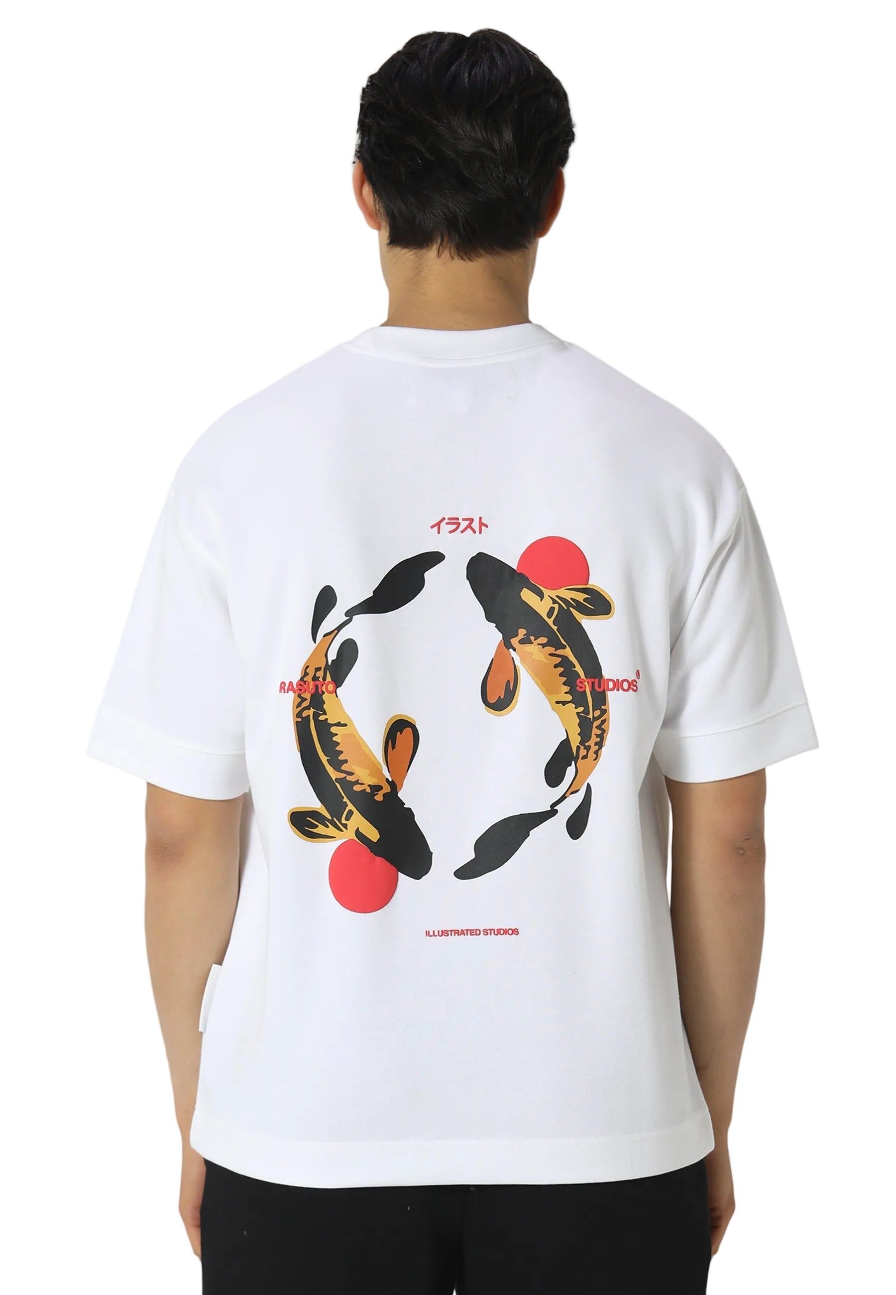 Irasuto Studios Koi Optic White T-Shirt - view 2