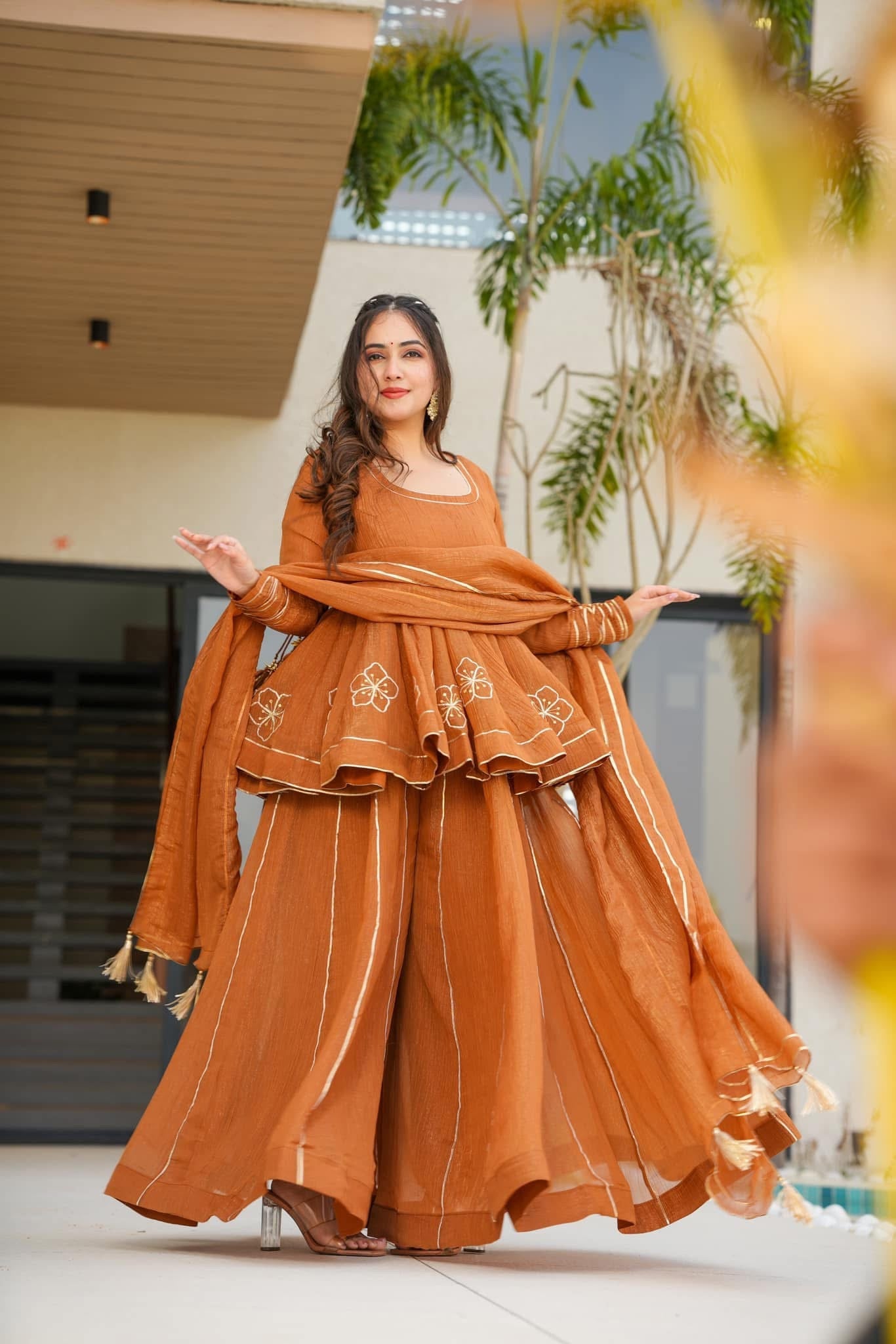 Idaho0 Amour Essence kurta palazzo set - view 5