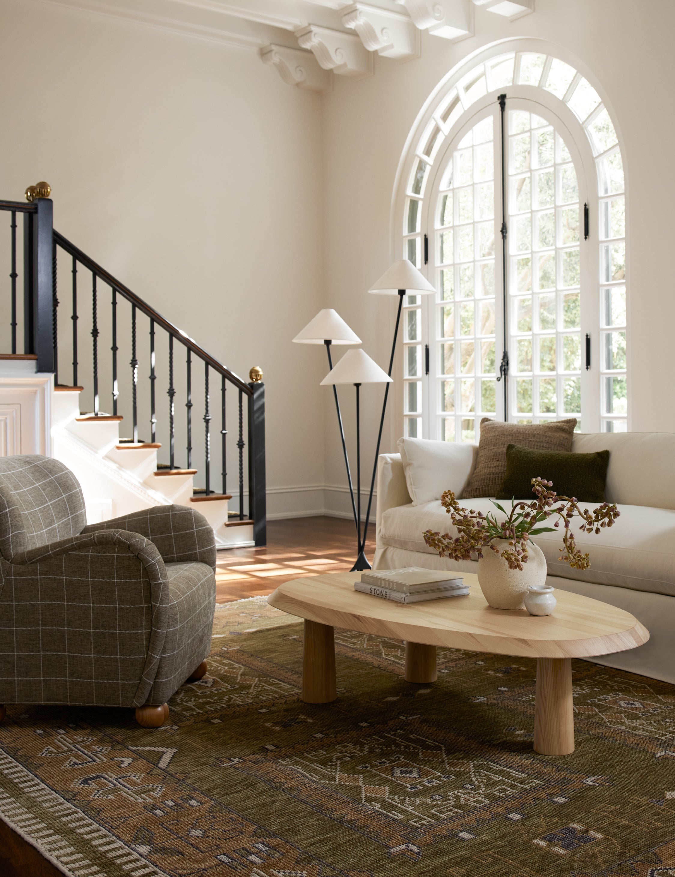 Lulu and Georgia Cedar Floor Lamp by Colin King x Troy Lighting - view 2