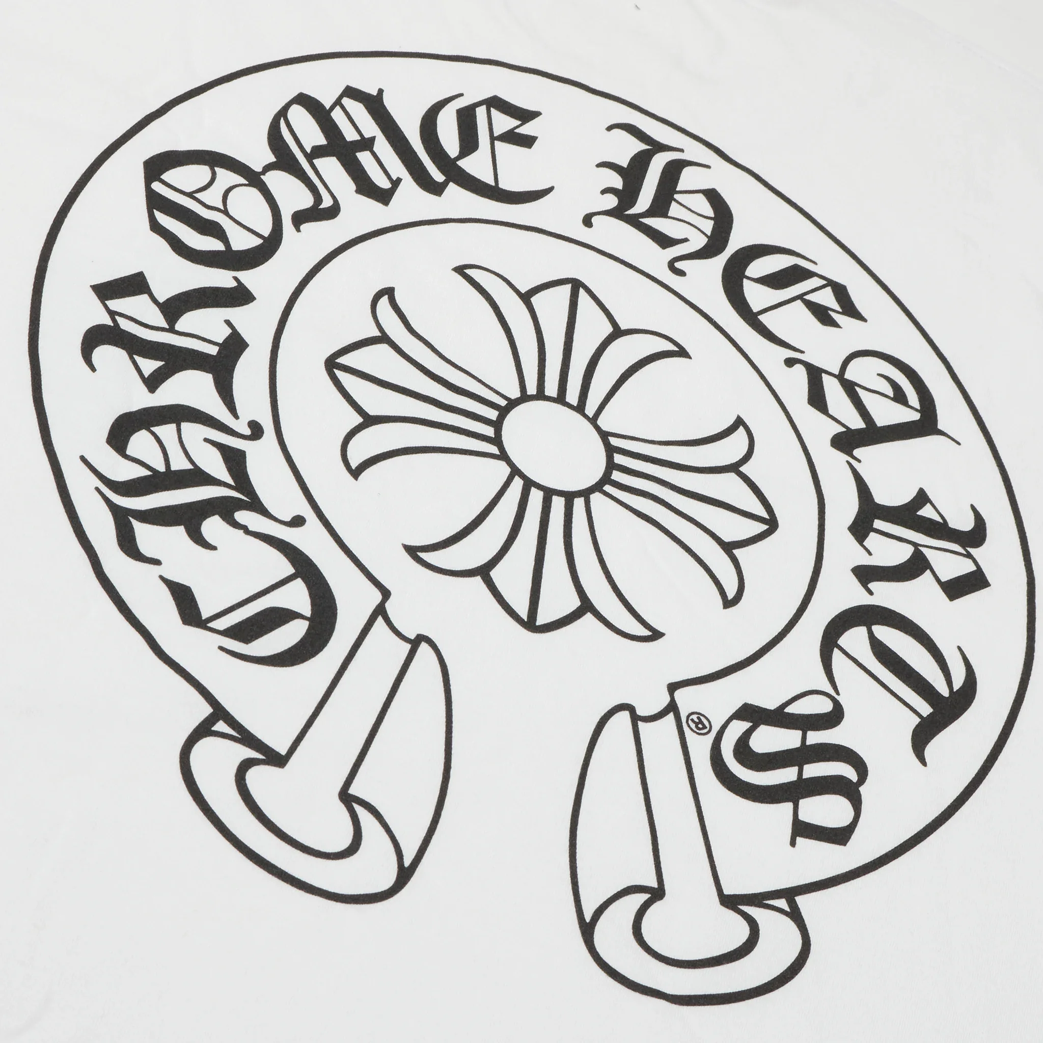Chrome Hearts Horse Shoe Pocket Logo White T Shirt - view 3