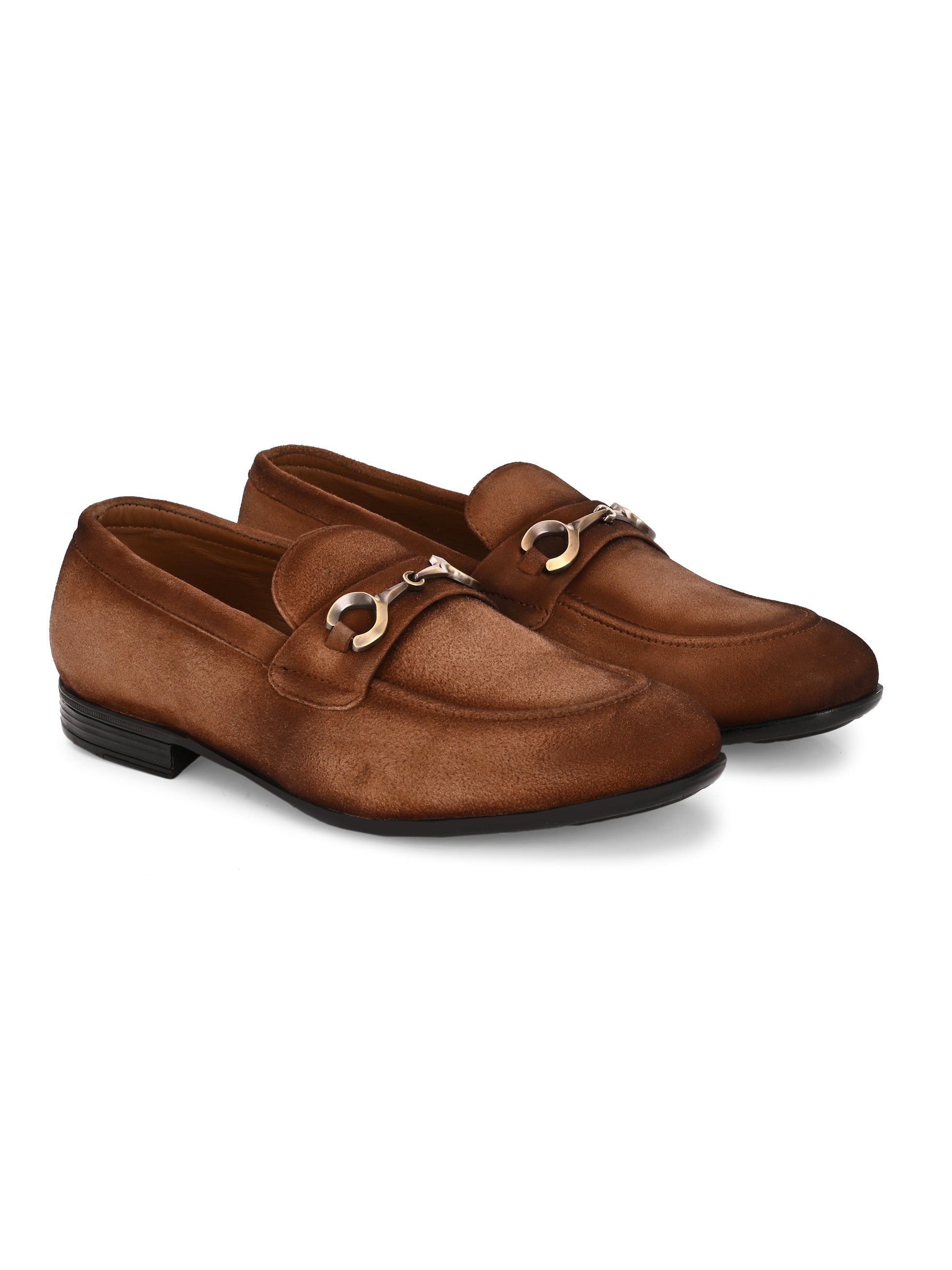 Stardust Buckled Loafers by Aspeerio - view 22