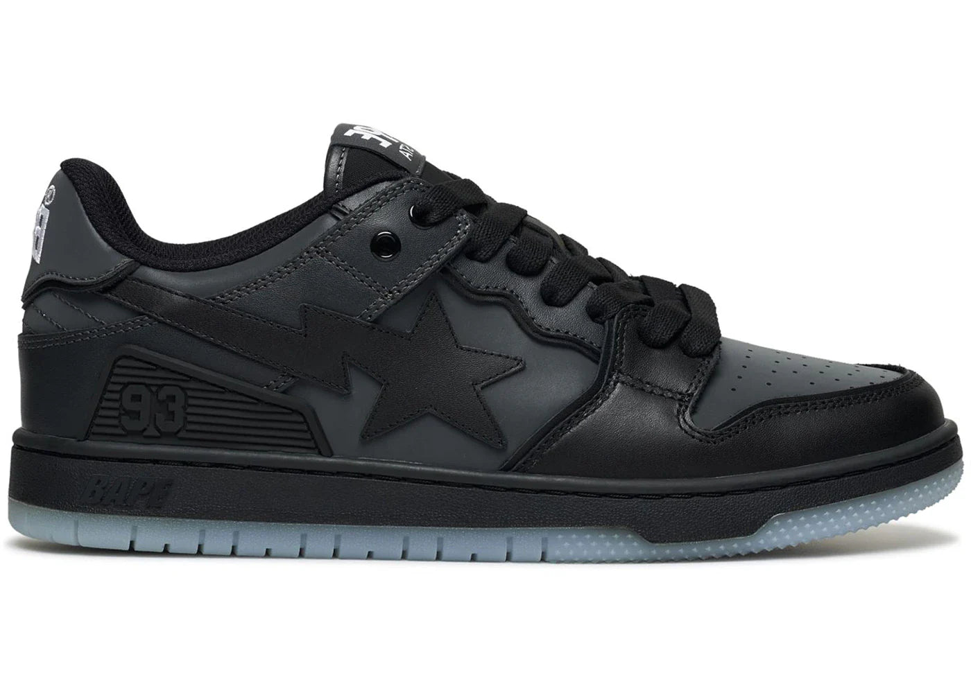 BAPE A Bathing Ape Sk8 Sta #5 M2 Black - view 2