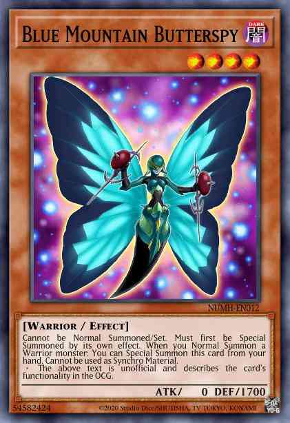 Yu-Gi-Oh! Blue Mountain Butterspy - LEHD-ENC07 - Common - 1st Edition