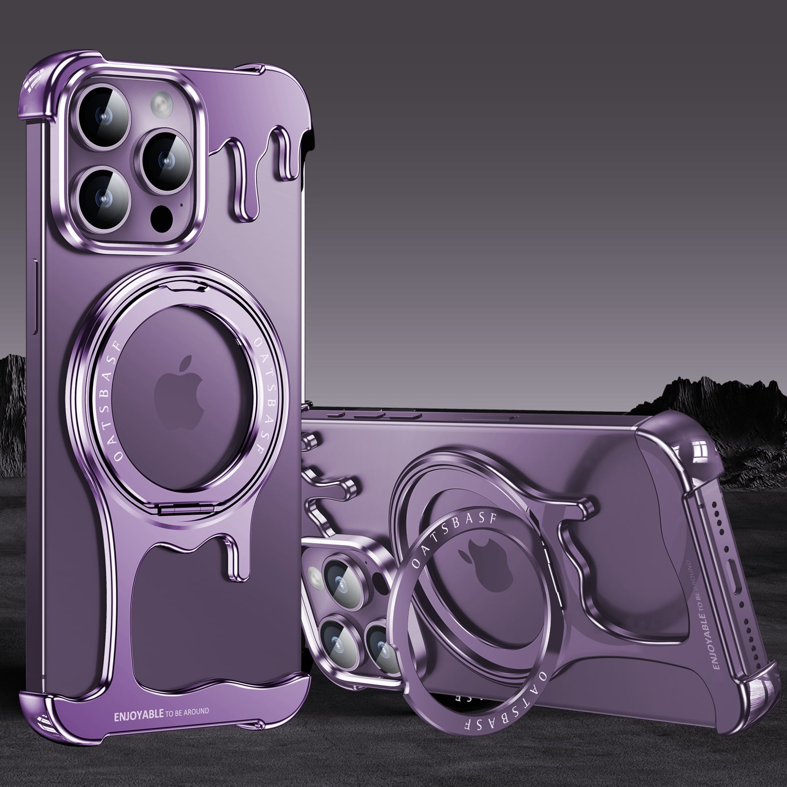 Million Cases Infinite Twist Bracket Metal Case - iPhone - view 2
