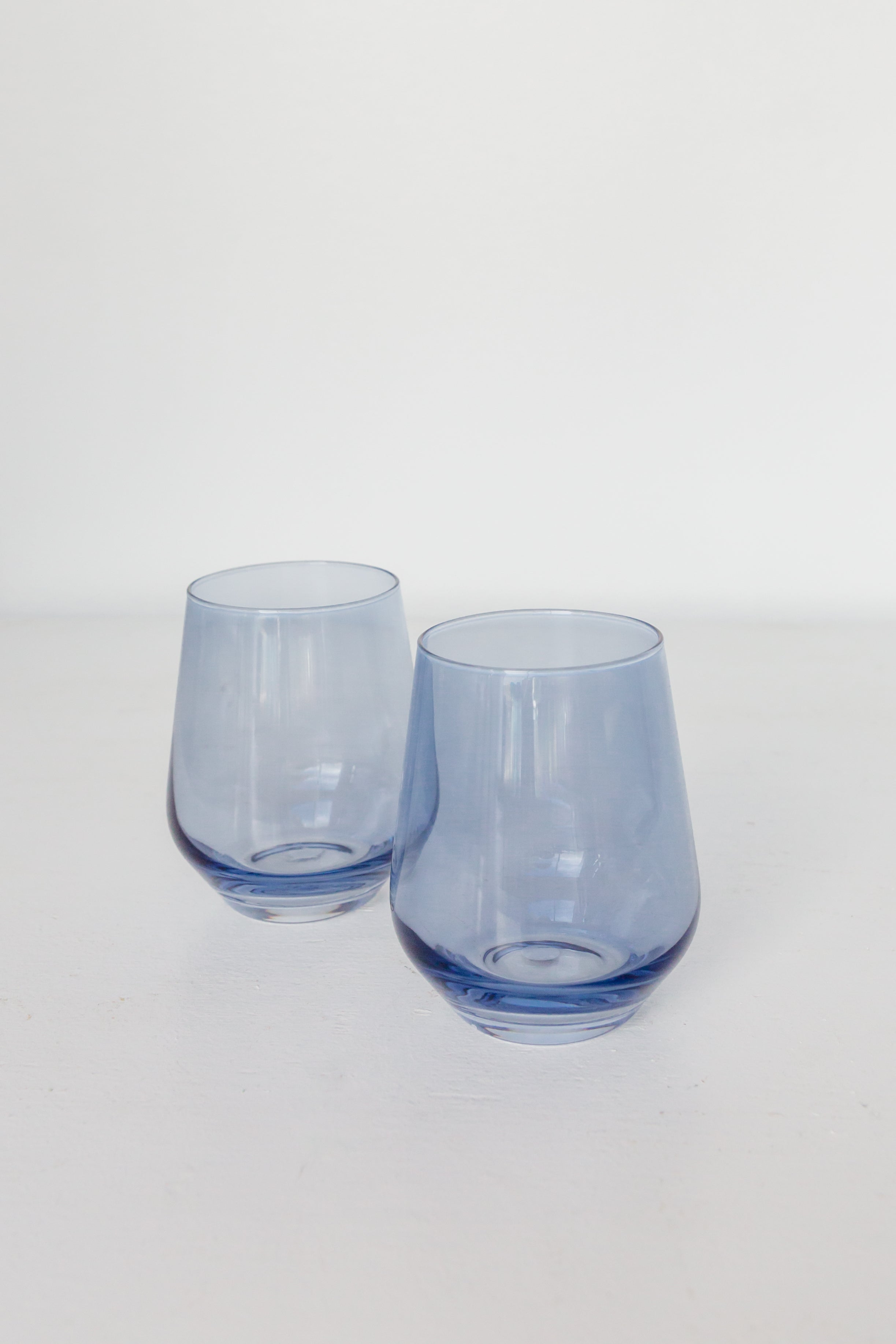 Estelle Colored Glass Estelle Colored Wine Stemless - Set of 6 {Cobalt Blue} - view 4