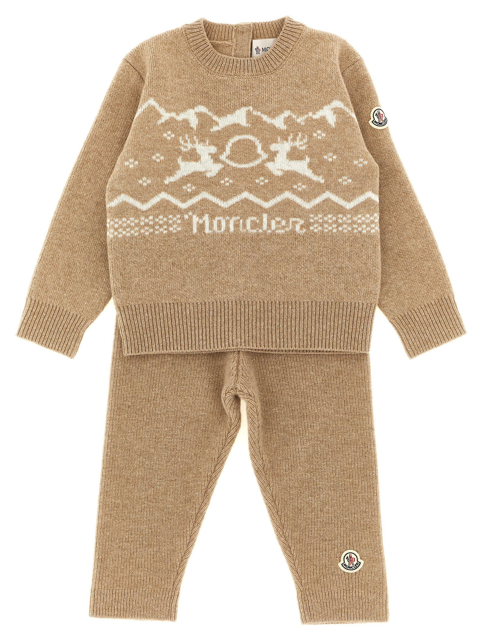 Cervo sweater leggings – Moncler Enfant Cervo Sweater + Leggings Set