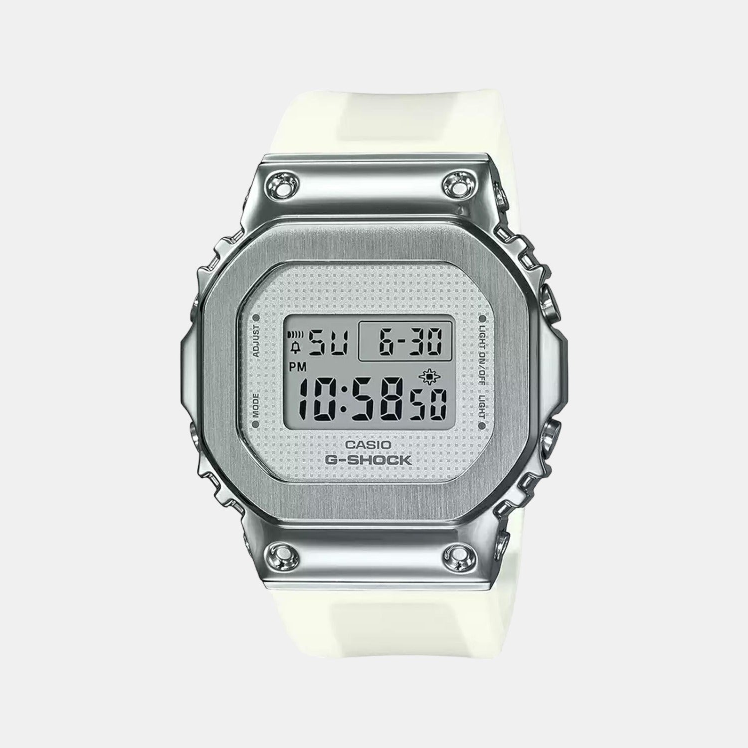 Casio G-Shock Women Quartz White Dial Digital Resin Watch G1104