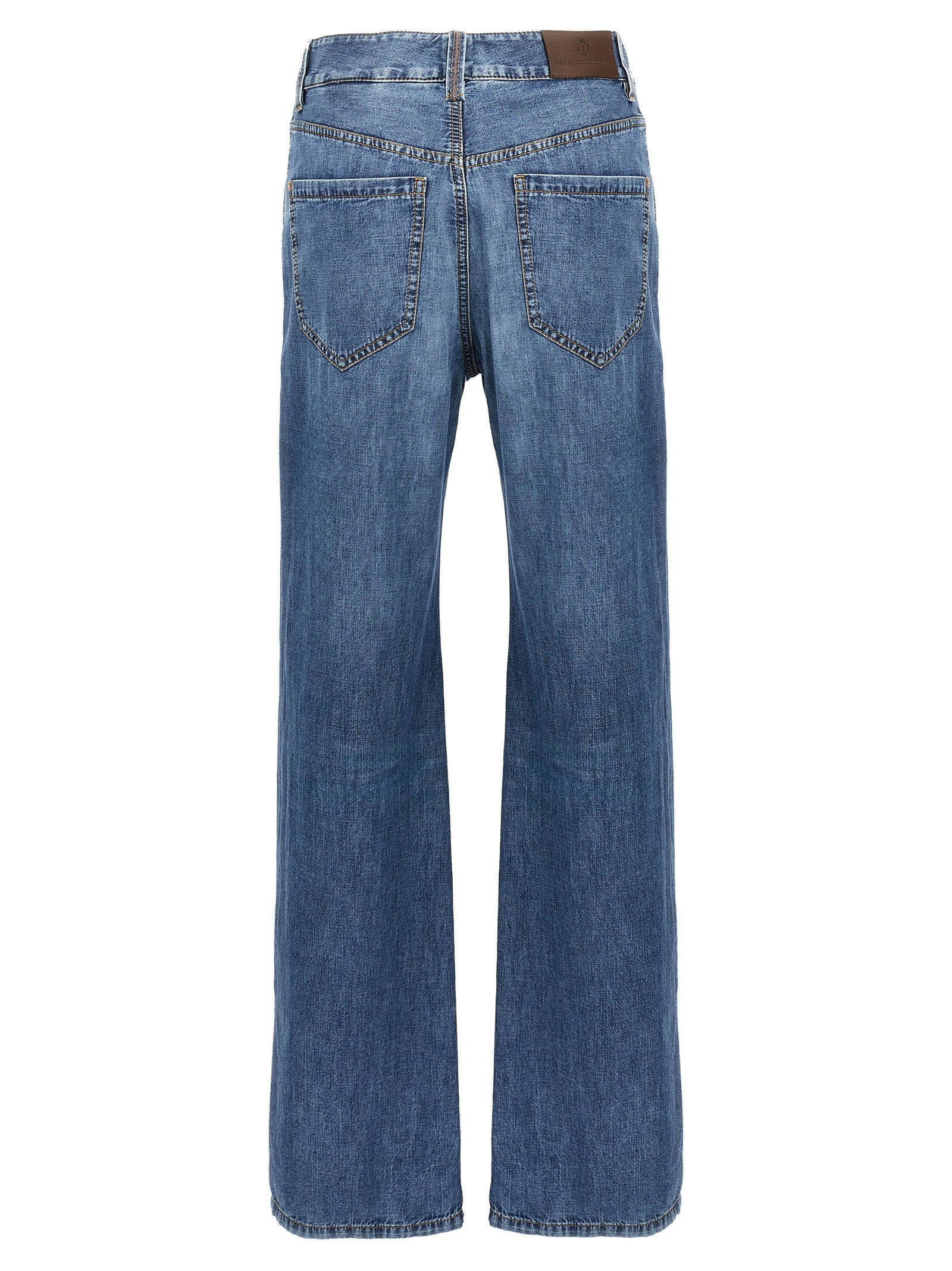 Brunello Cucinelli Straight Jeans – 100% cotton - view 2