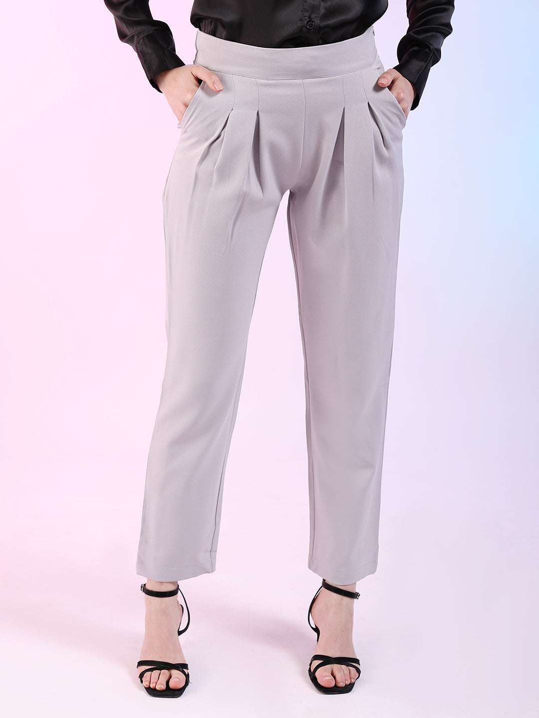 Freehand By The Indian Garage Co Women Solid Trouser - view 5