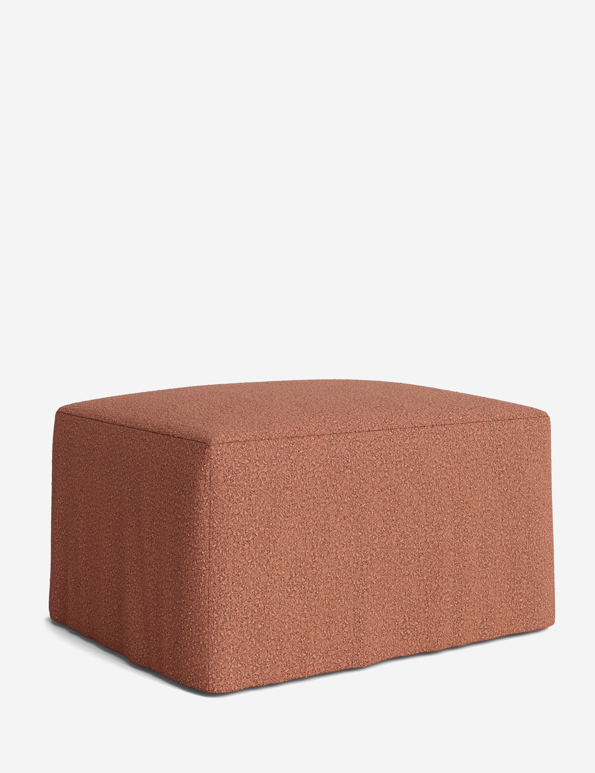 Lulu and Georgia Portola Slipcover Ottoman - view 57