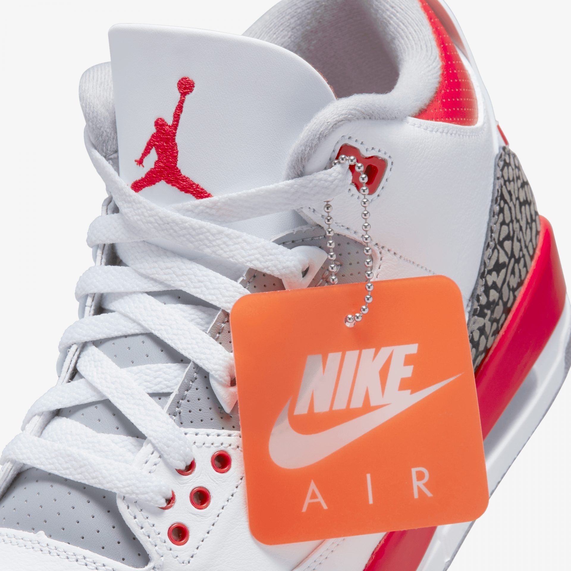 Jordan | AIR JORDAN 3 RETRO { WHITE / FIRE RED - view 6