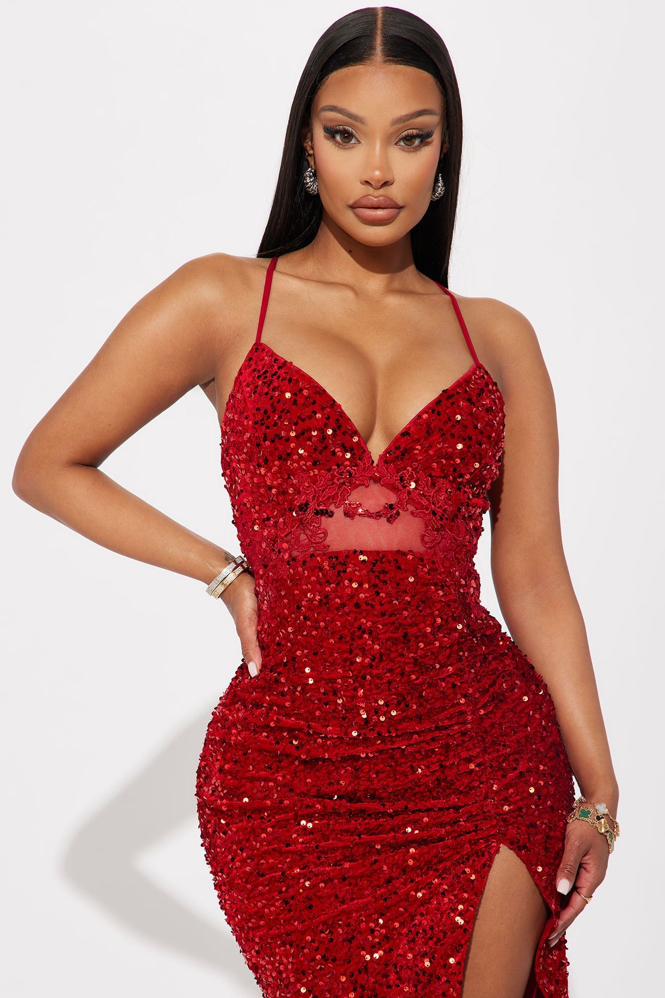 BlackTree Sequin Maxi Dress - view 2