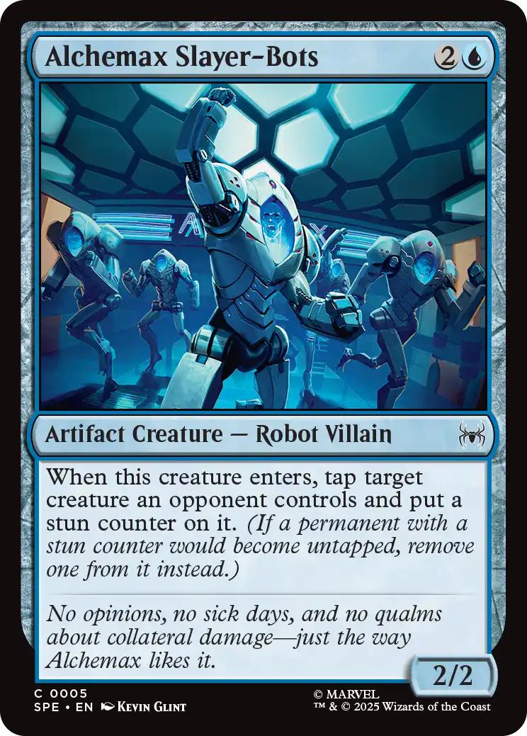 Alchemax slayer-bots 5 – Magic Alchemax Slayer-Bots [5] [Marvel's Spider-Man Eternal] [Non-Foil]
