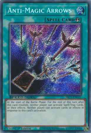 Yu-Gi-Oh! Anti-Magic Arrows - SBC1-ENG11 - Secret Rare - 1st Edition