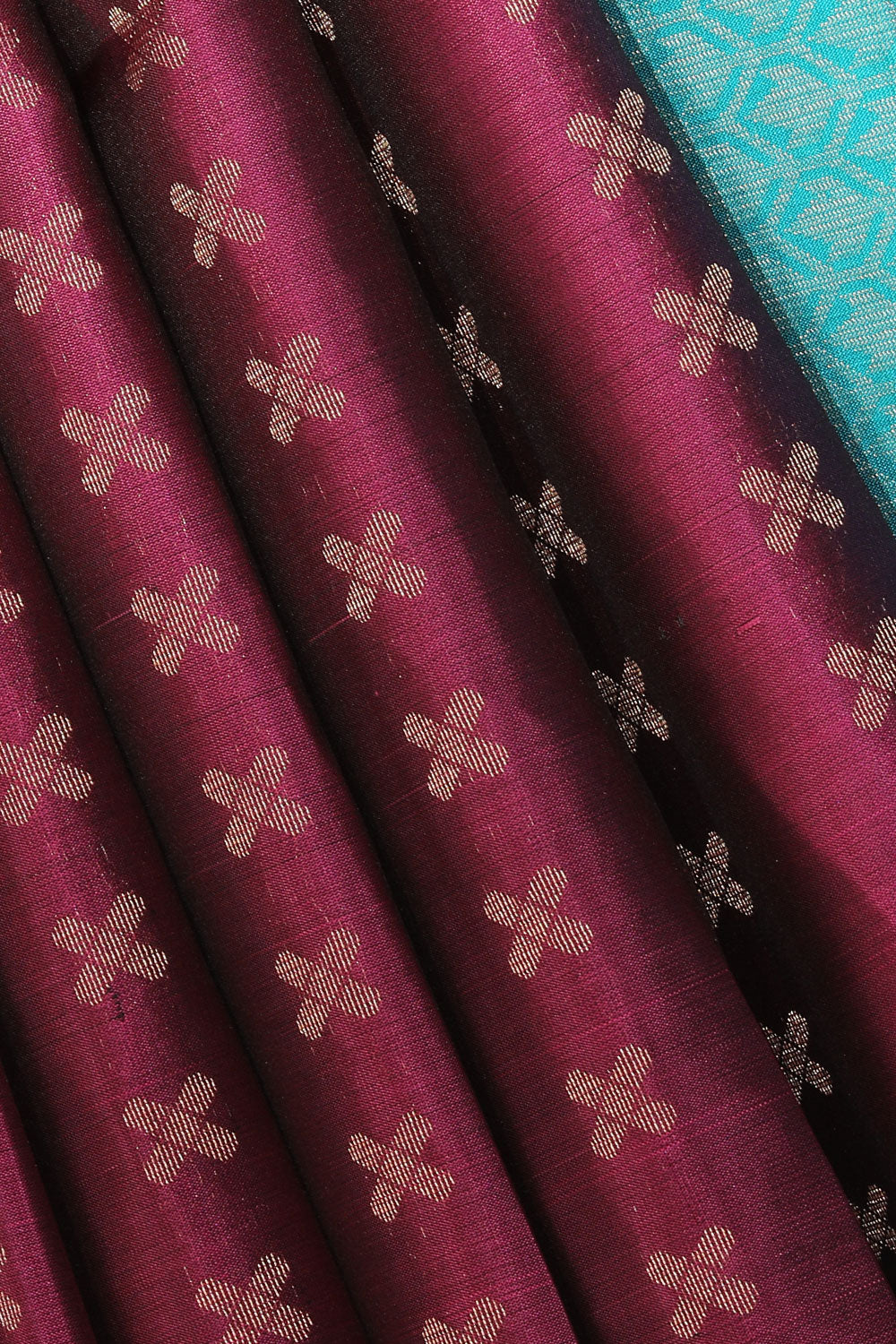 Kalanjali Gorgeous Violet Saree – Women's - view 2