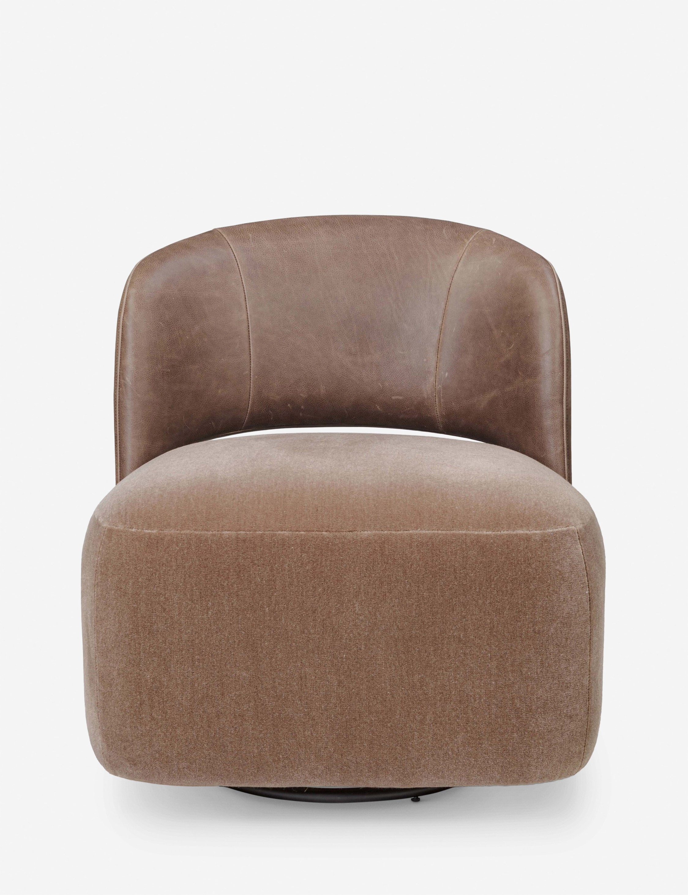 Lulu and Georgia Baringer Swivel Chair – Natural