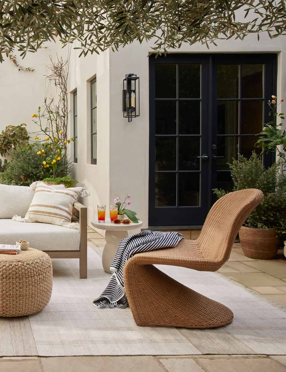 Lulu and Georgia Manila Indoor / Outdoor Accent Chair - view 6