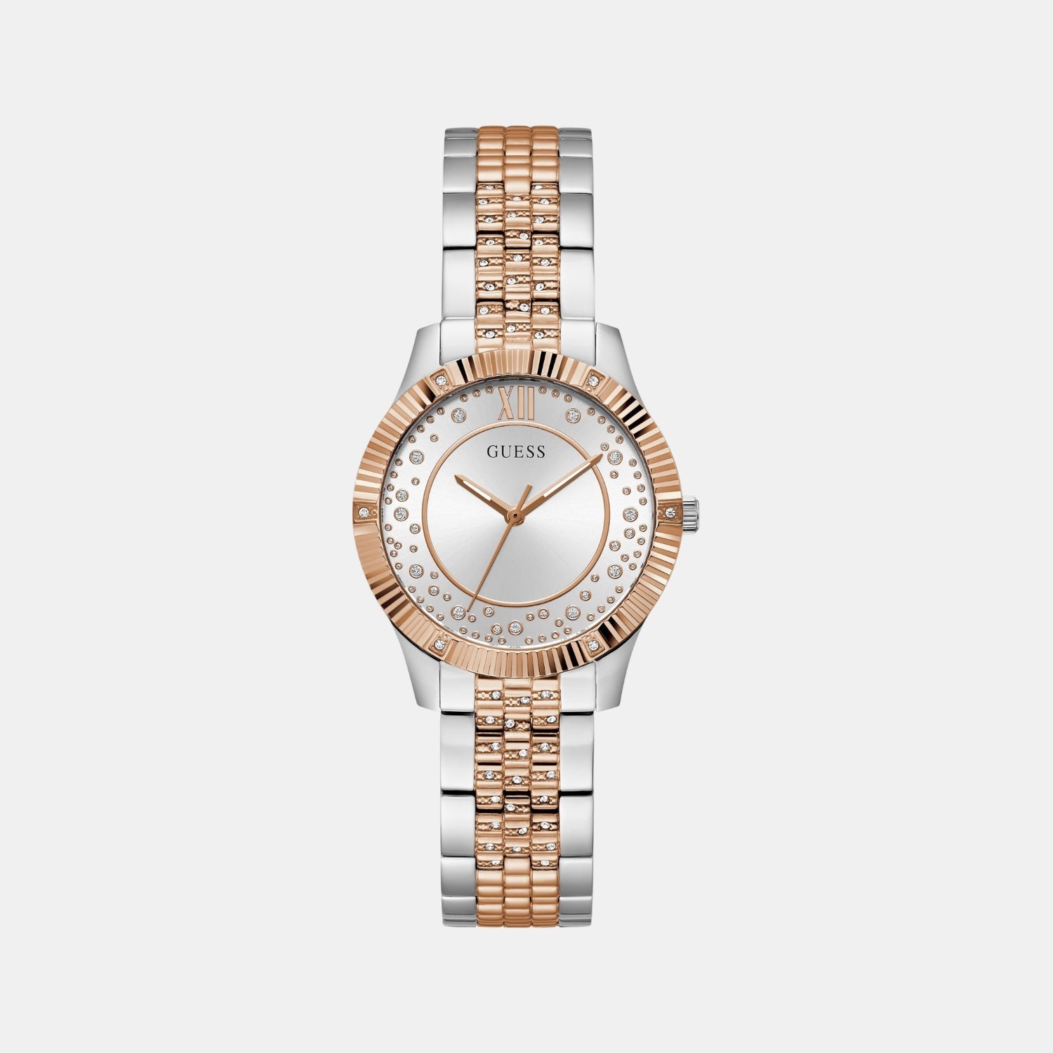 Guess Dress Women Quartz Silver Dial Analog Stainless Steel Watch GW0765L2