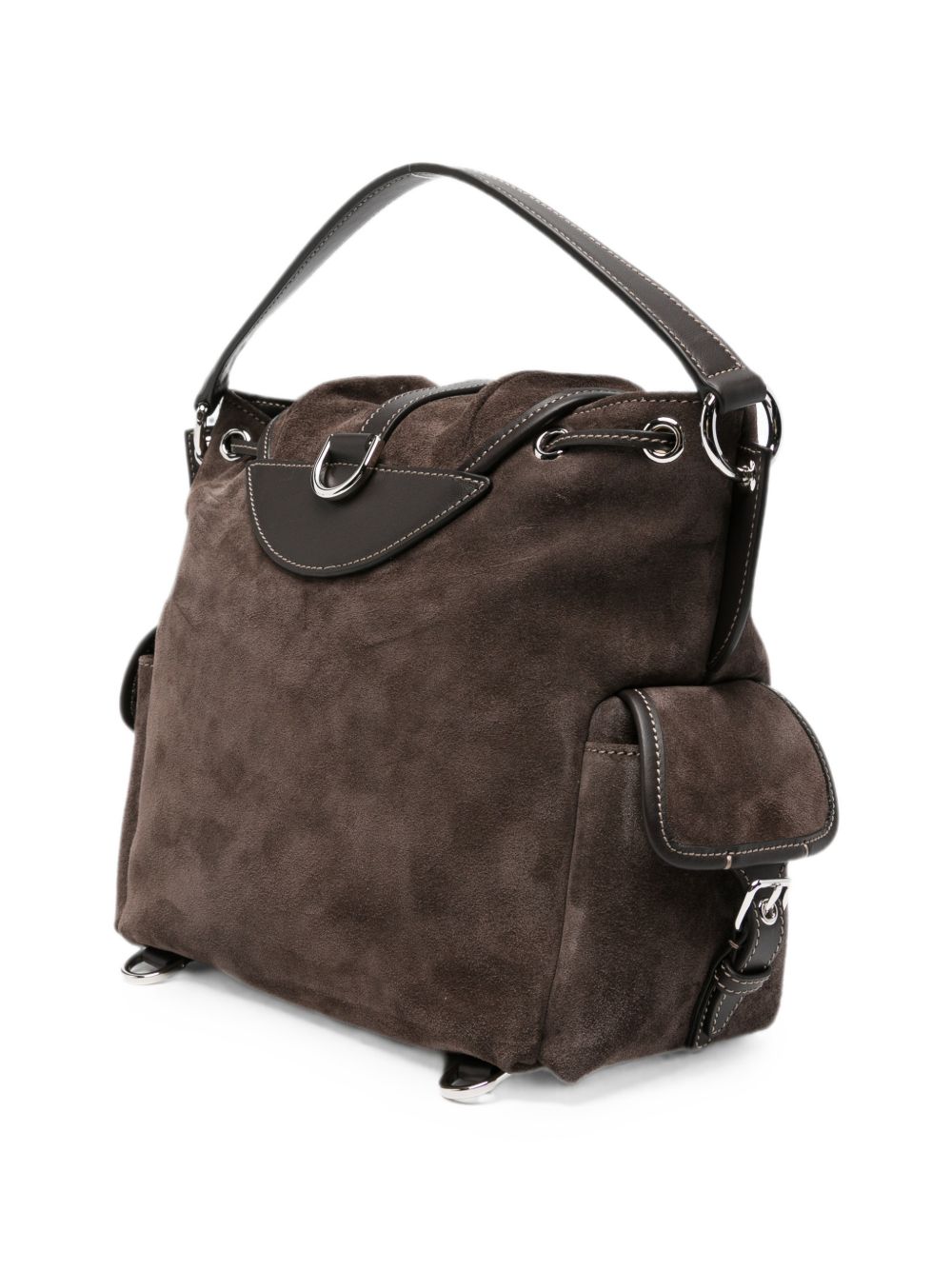 Tod's T Timeless Medium Foldover Tote Bag – Outer: Calf Suede 100% - view 3