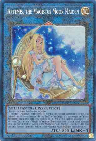 Artemis the magistus – Yu-Gi-Oh! Artemis, the Magistus Moon Maiden - RA01-EN049 - Prismatic Collector's Rare - 1st Edition