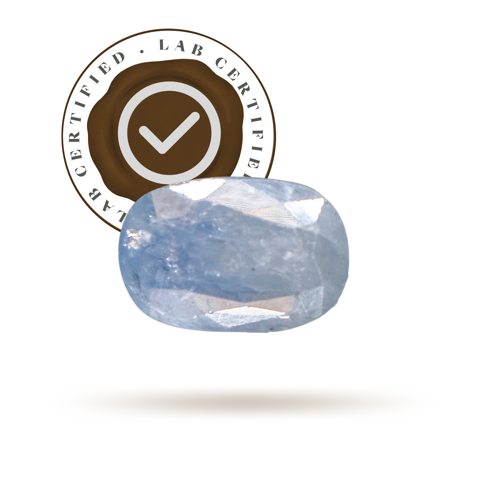 Gemsmantra Blue sapphire ( 4 Ratti ) - view 2