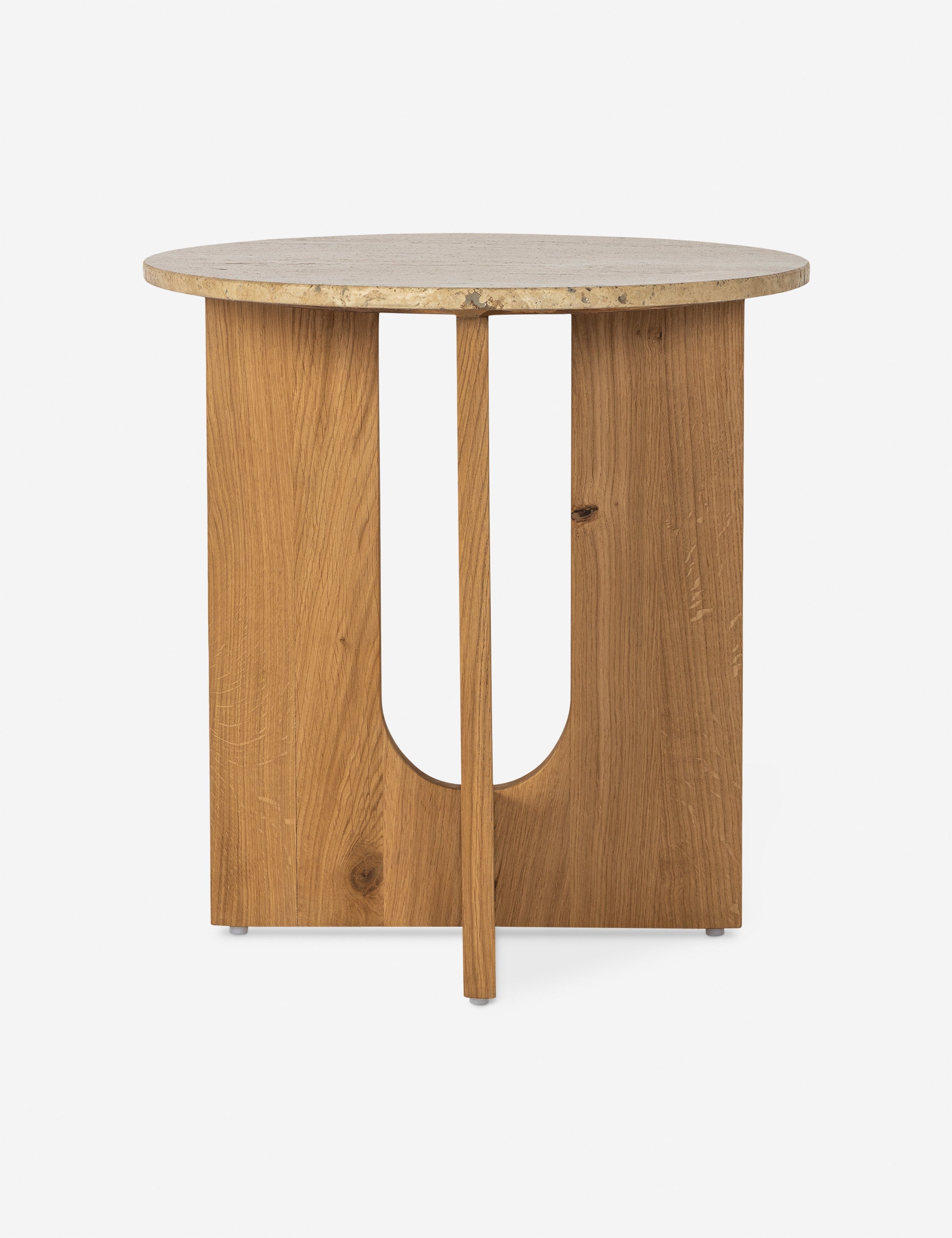 Lulu and Georgia Dahl Round Side Table – Natural - view 2