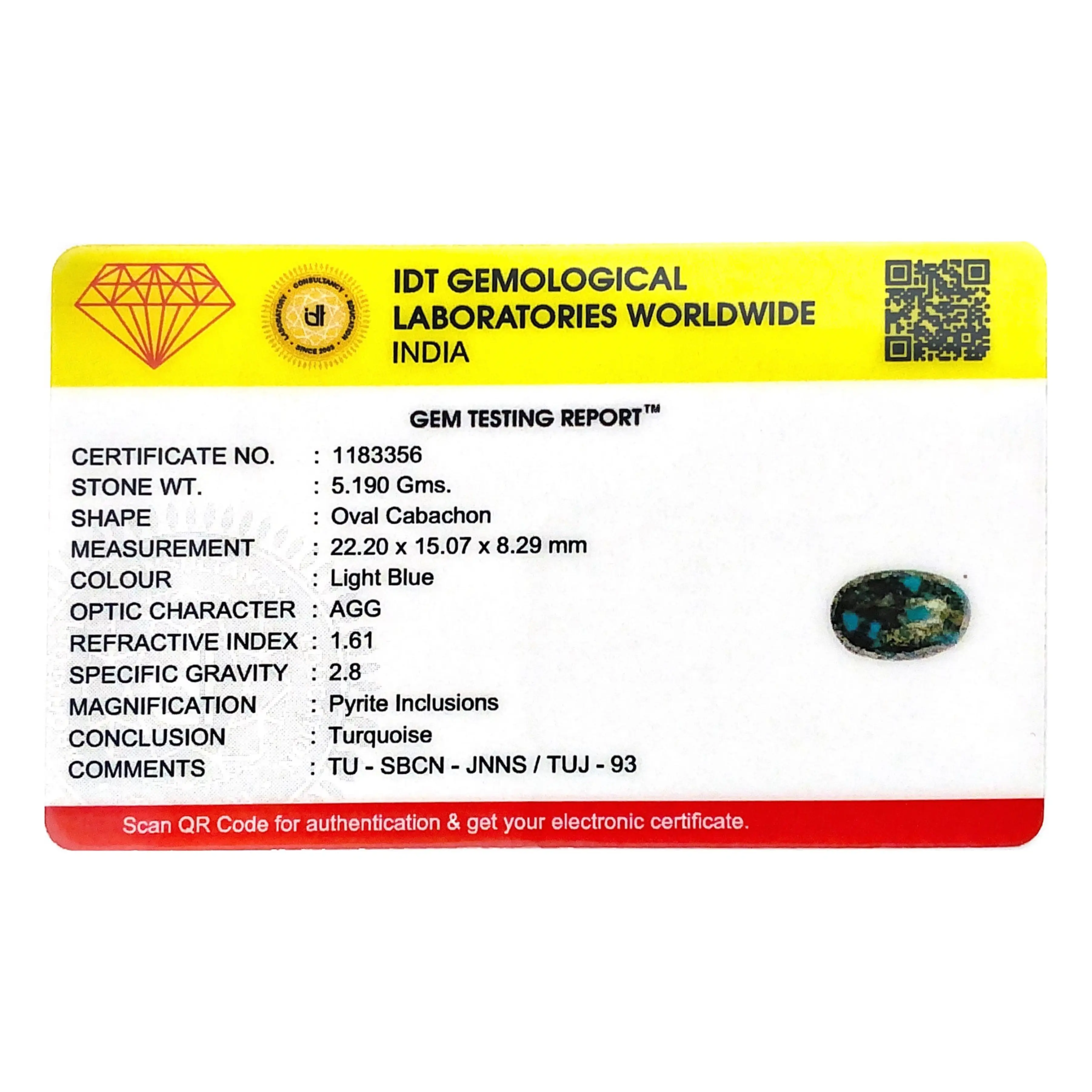 Pramogh Irani Firoza - 25.95 Carat - view 4
