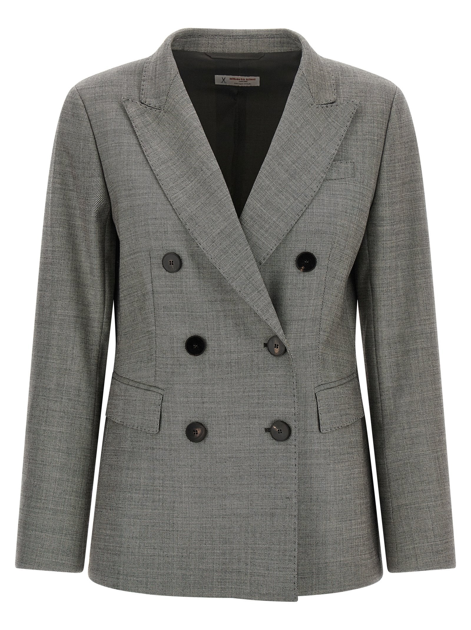 Alberto Biani Double-breasted Blazer – 96% wool, 4% elastane