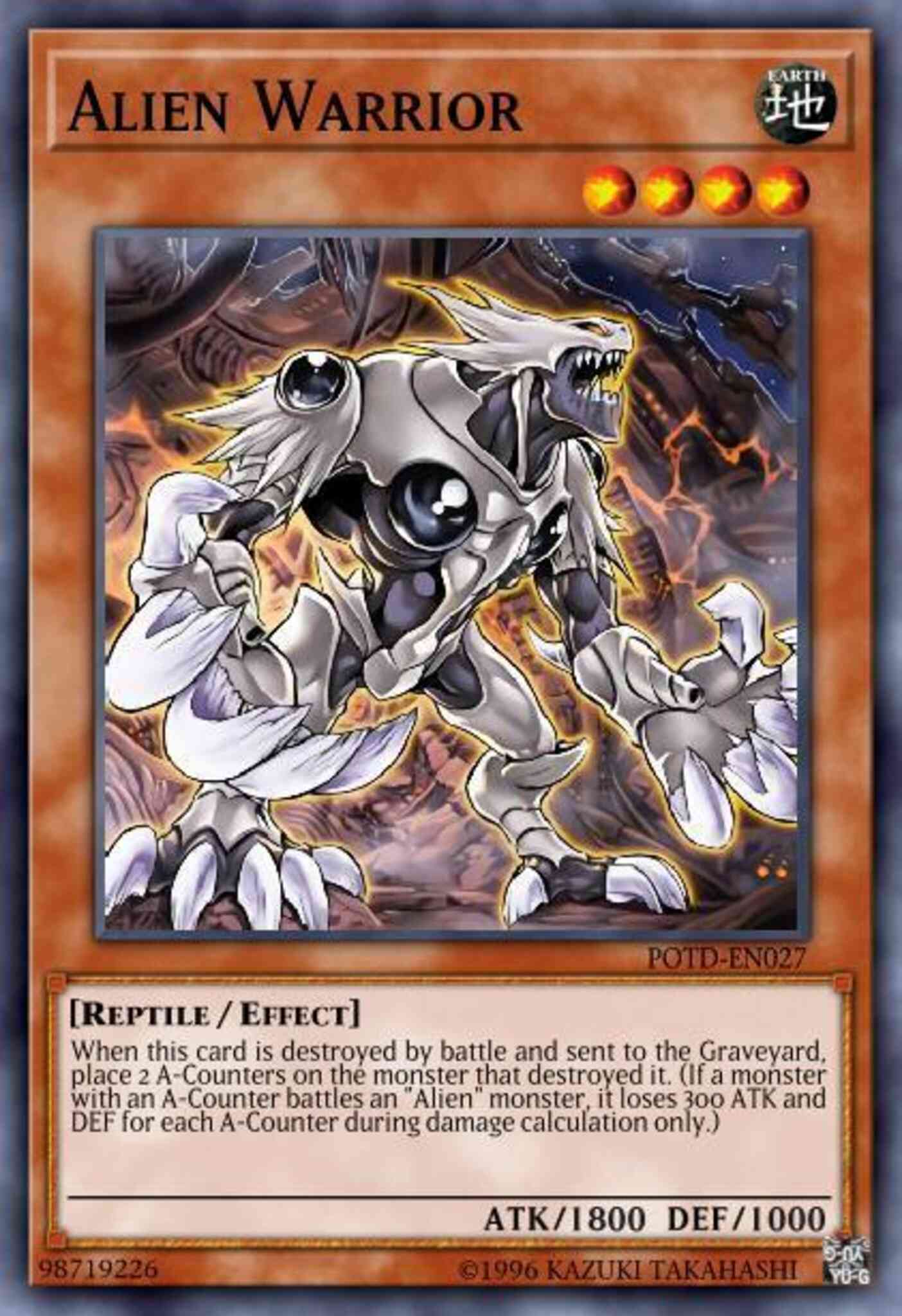Yu-Gi-Oh! Alien Warrior - CP08-EN016 - Common - Unlimited