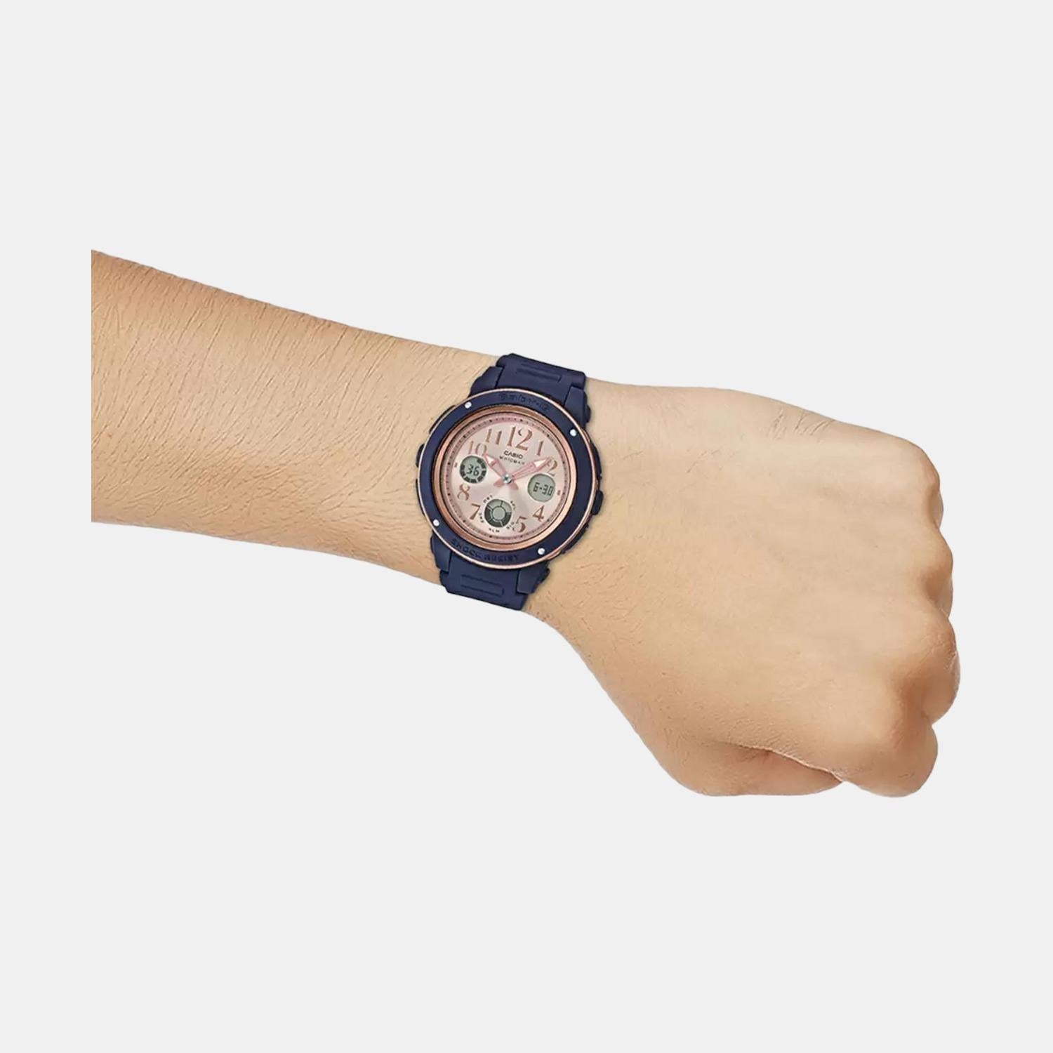 Casio Baby-G Women Quartz Rose Gold Dial Analog-Digital Resin Watch BX136 - view 7