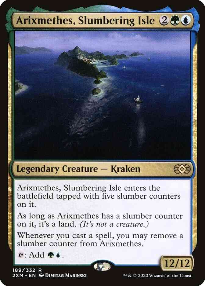 Arixmethes slumbering isle – Magic Arixmethes, Slumbering Isle [189] [Double Masters] [Non-Foil]
