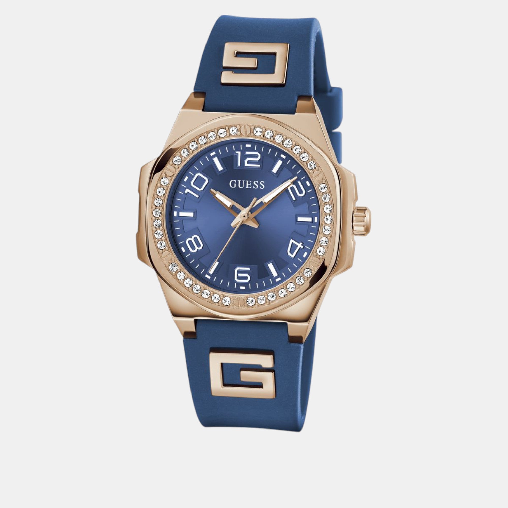 Guess Sport Women Quartz Blue Dial Analog Silicone Watch GW0617L3 - view 2