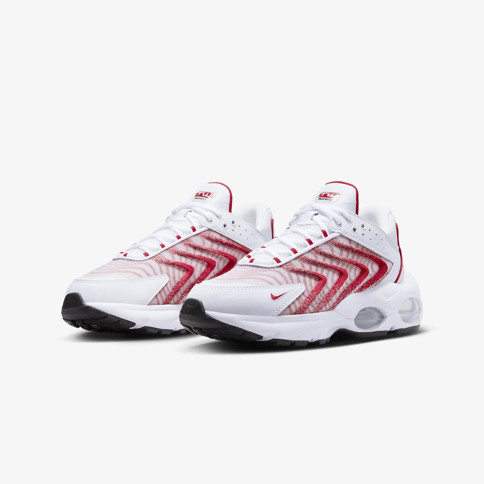 Nike | AIR MAX TW { WHITE/UNIVERSITY RED-WHITE-BLACK