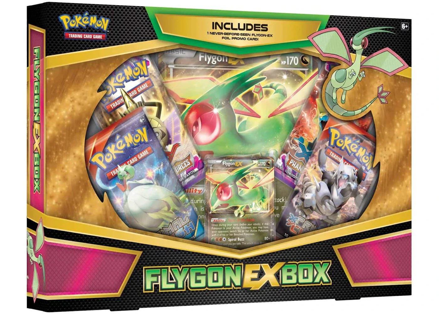 Pokémon 2015 Pokemon TCG Flygon EX Box