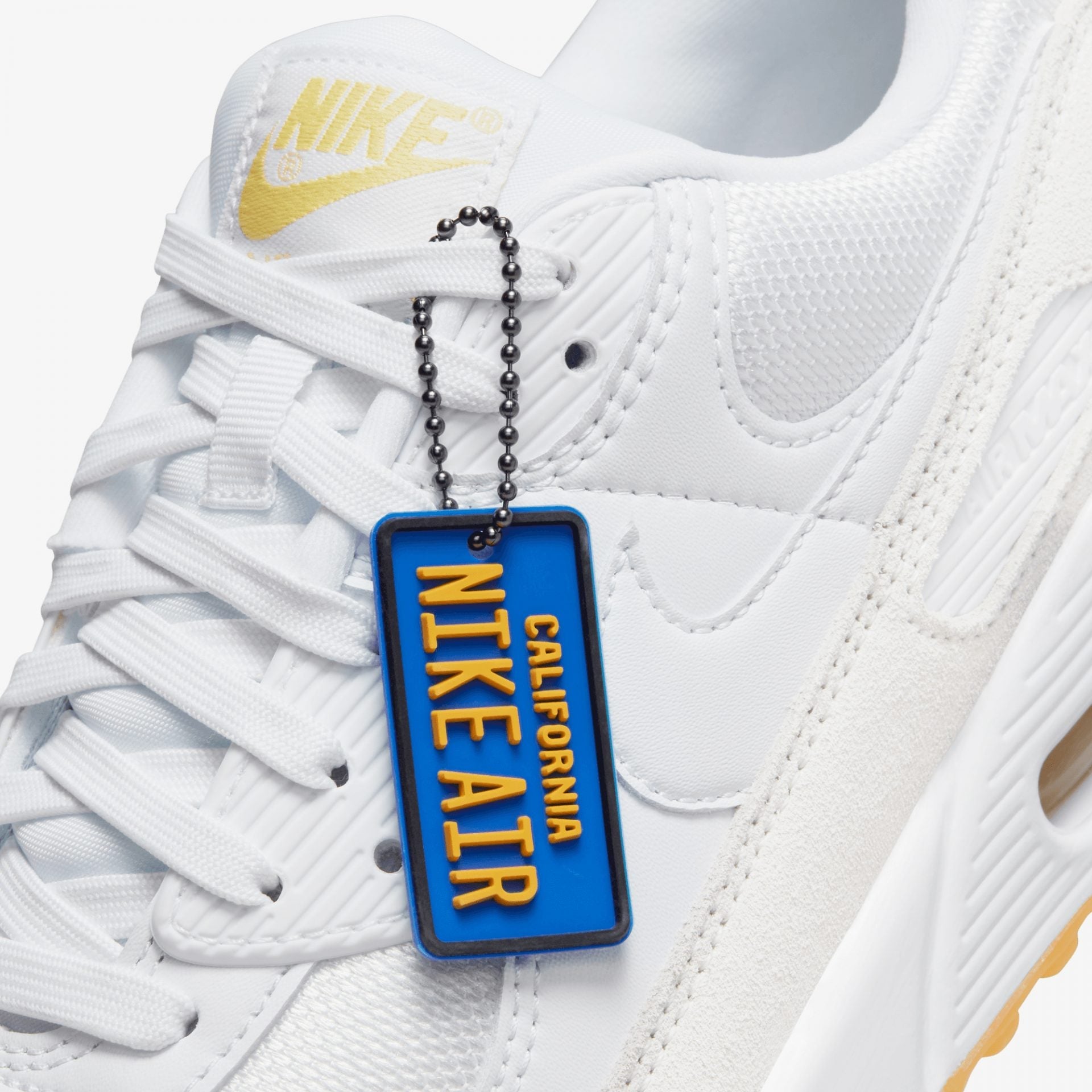 Nike | AIR MAX 90 SE { SUMMIT WHITE/WHITE-WHITE-LEMON WASH - view 2