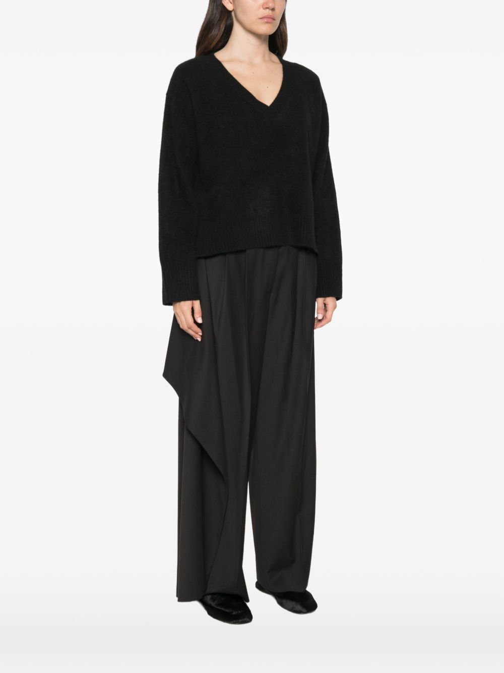 CT PLAGE Sweaters BLACK – 100% Wool - view 2