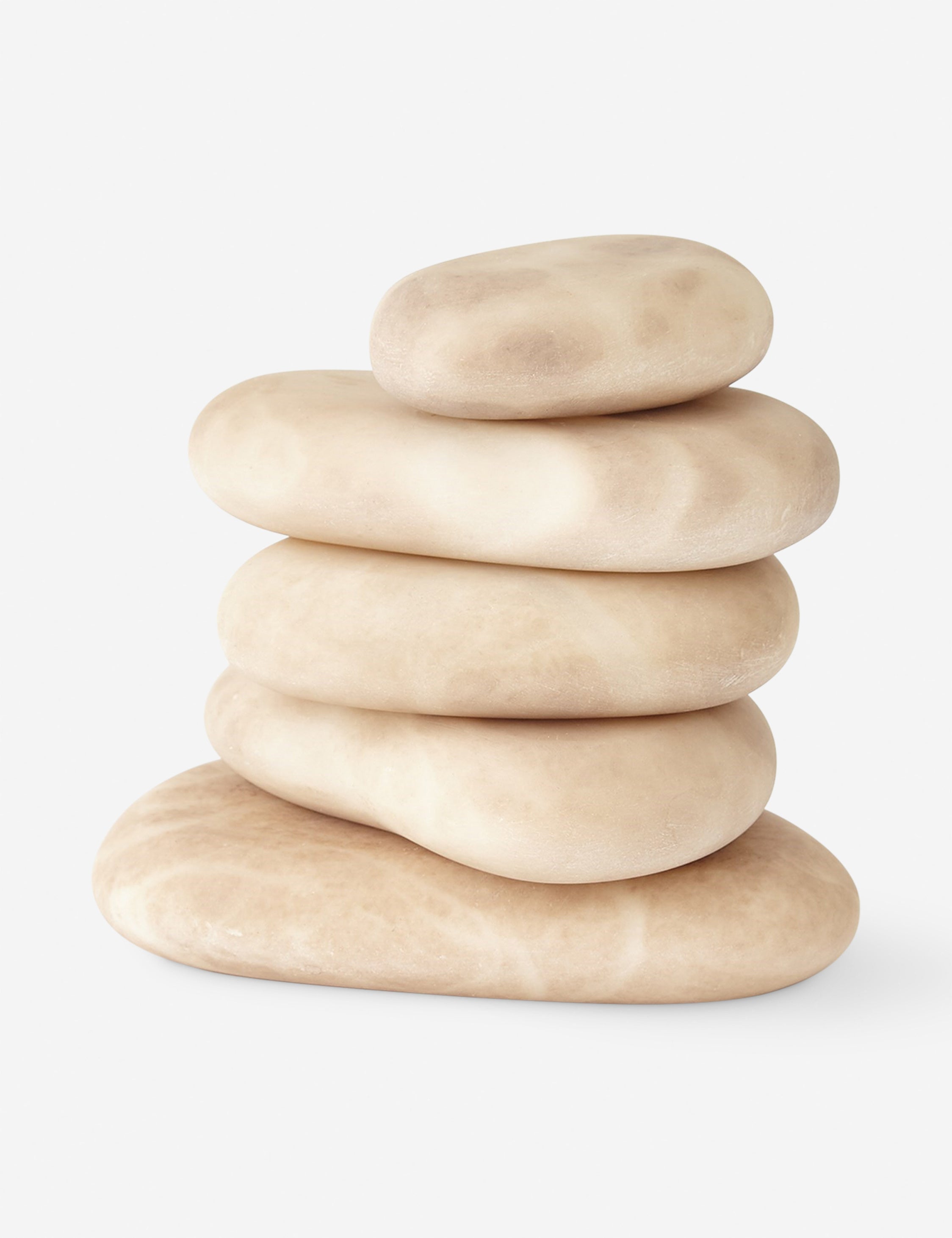 Lulu and Georgia Alabaster River Rocks (Set of 5) by Ashley Childers - view 2