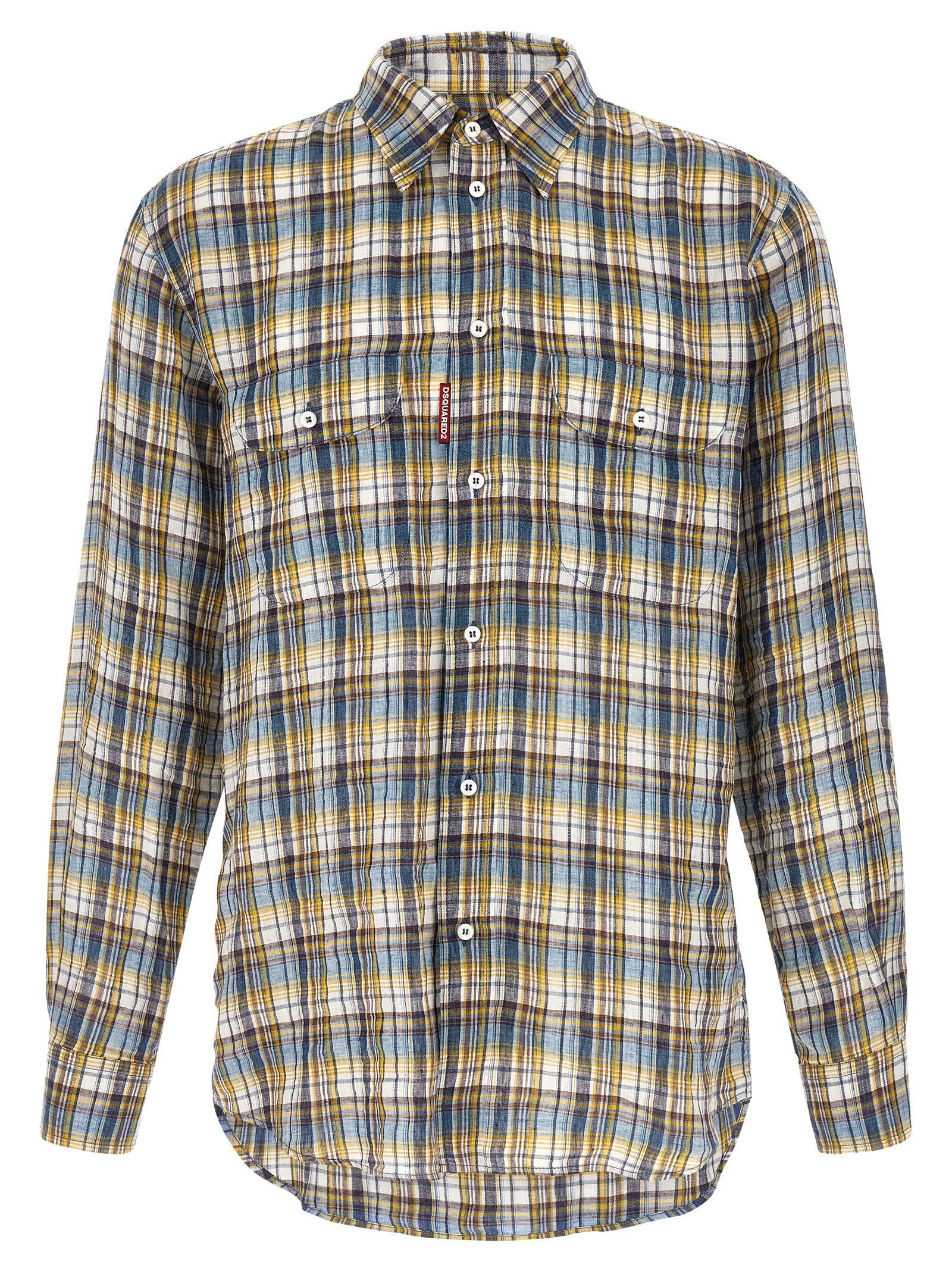 Dsquared2 Canadian Vintage Shirt – 100% linen