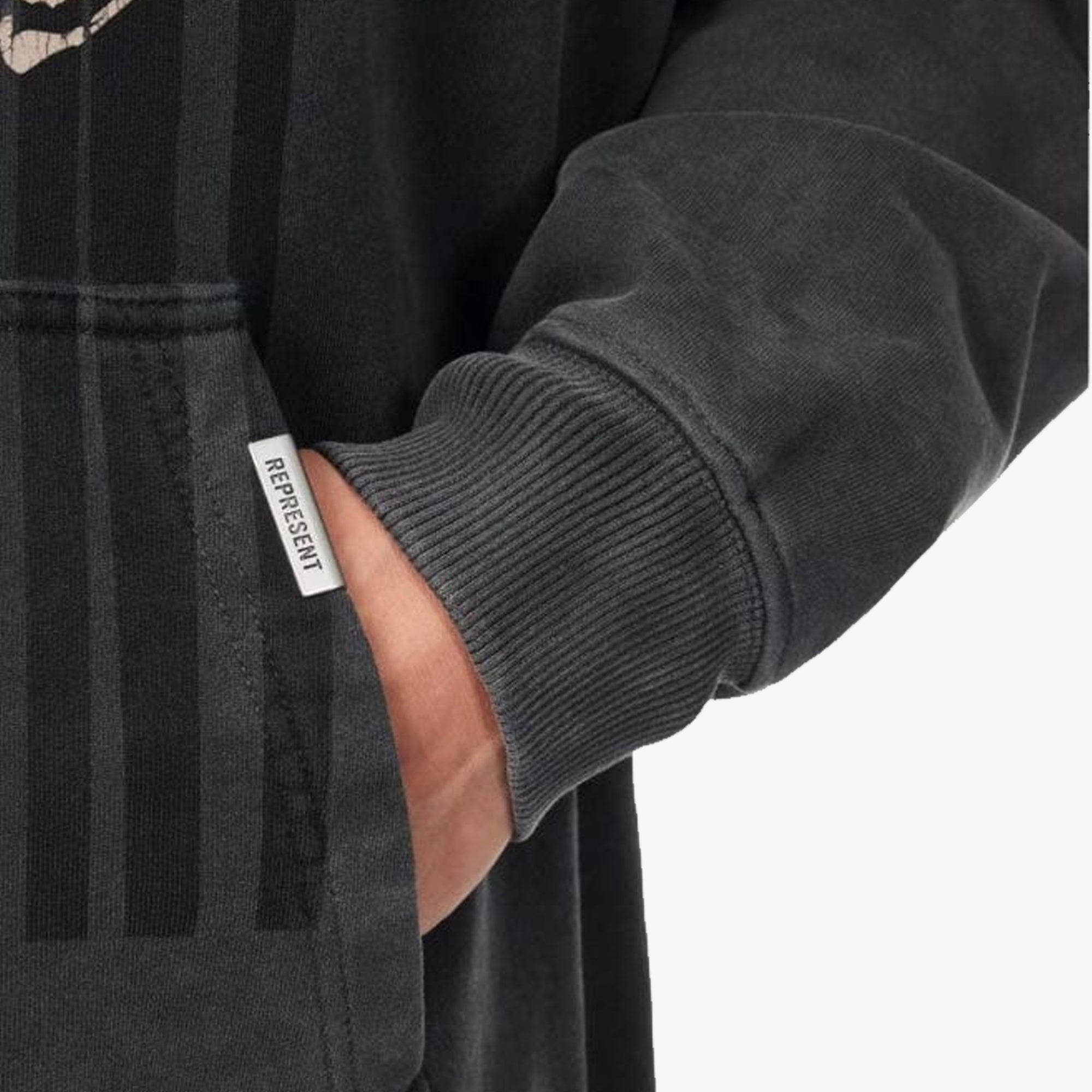 Represent | SPIRITS MASCOT HOODIE { AGED BLACK - view 4