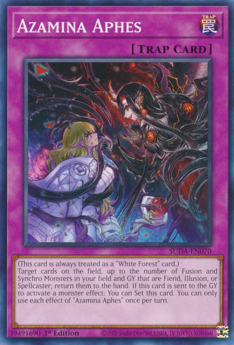 Yu-Gi-Oh! Azamina Aphes - SUDA-EN070 - Common - 1st Edition