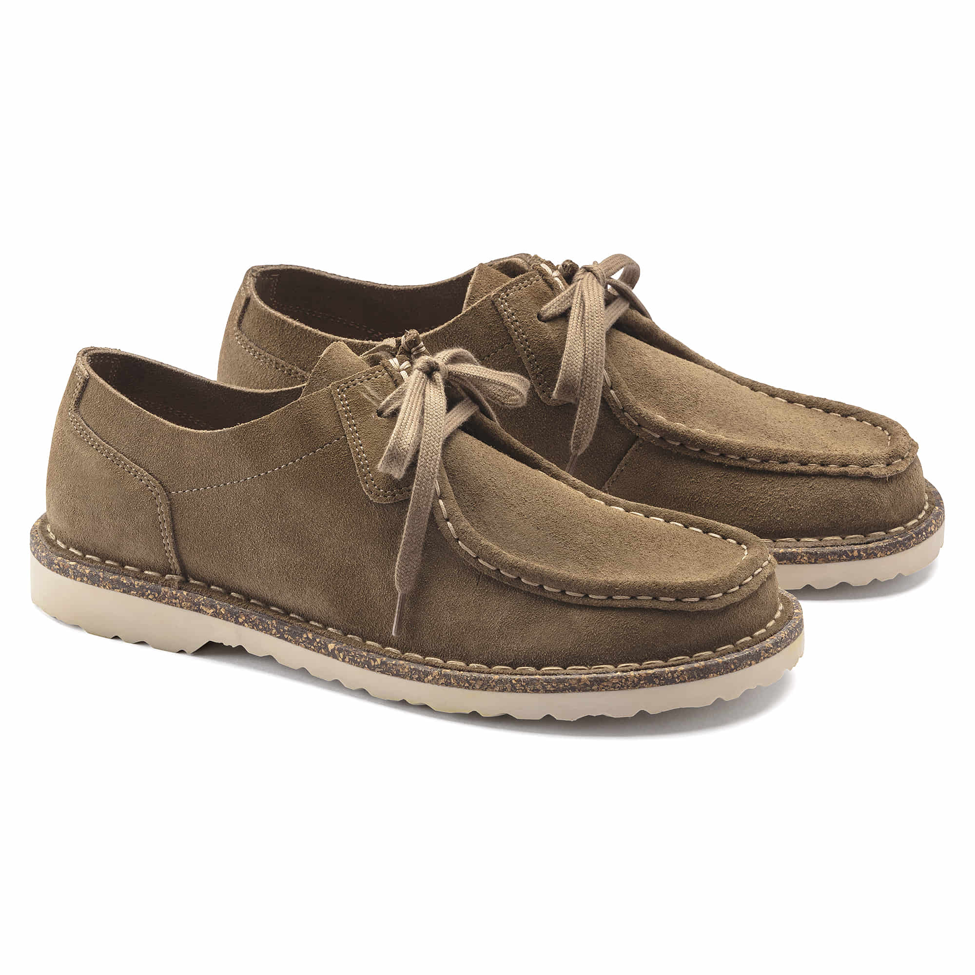 Birkenstock Pasadena III Suede Leather – Brown Brown/Gray Taupe - view 4
