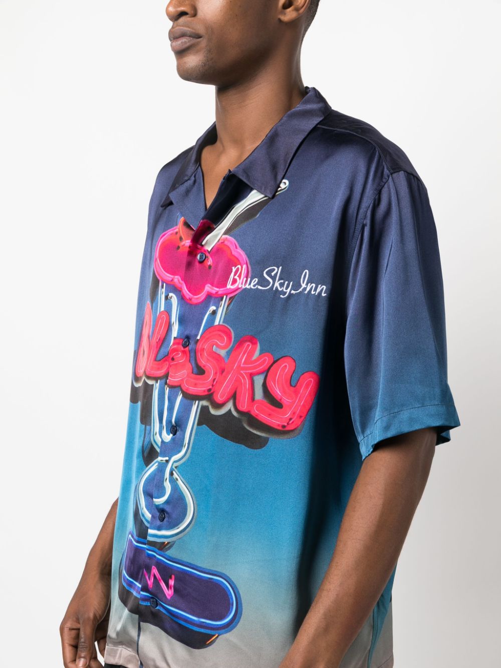 Blue Sky Inn Printed viscose shirt – Synthetic
Viscose 100% - view 2