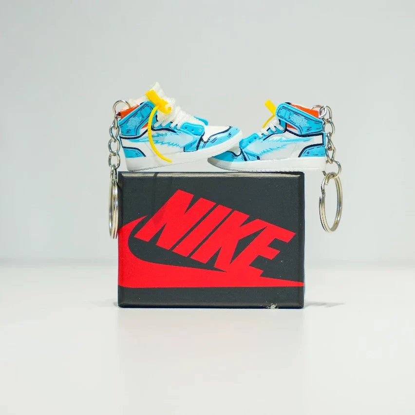 Kicks Machine 3D Sneaker Keychain With Box - AJ1 Custom Vegeta